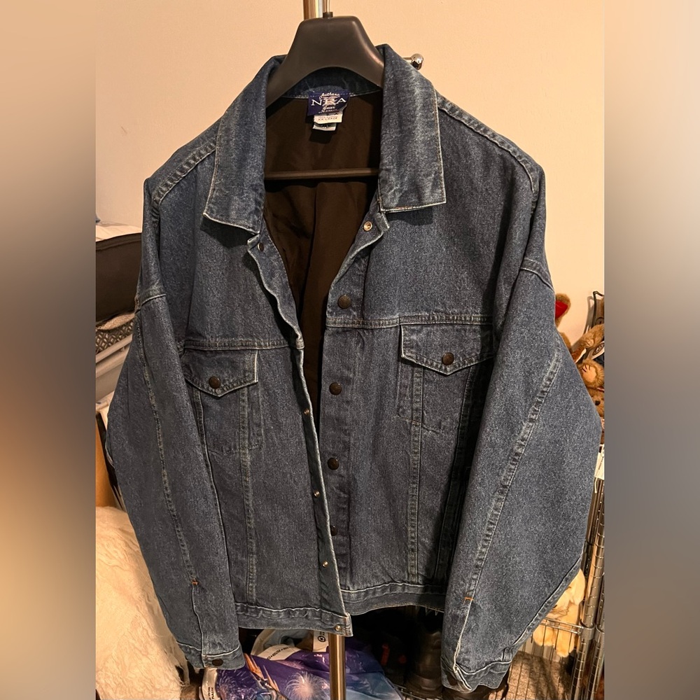 NRA Men's Blue Denim concealment carry Jacket